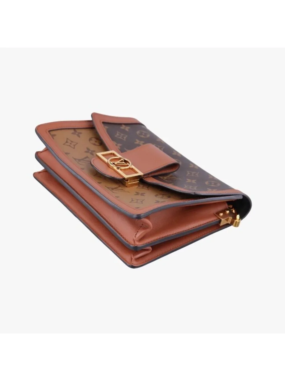 Louis Vuitton Dauphine Monogram Brown Reverse Shoulder Bag